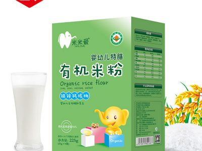 铁锌钙核桃有机米粉盒装
